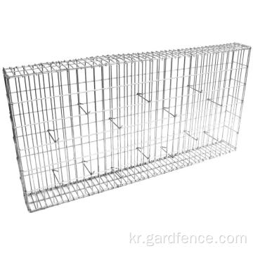 부속품으로 Galvanised 벽 Gabion